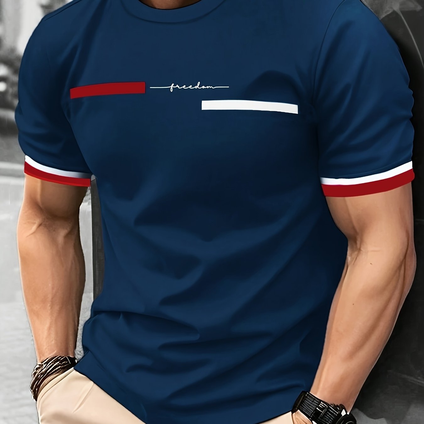 T-shirt porté pour une séance de running ou de marche