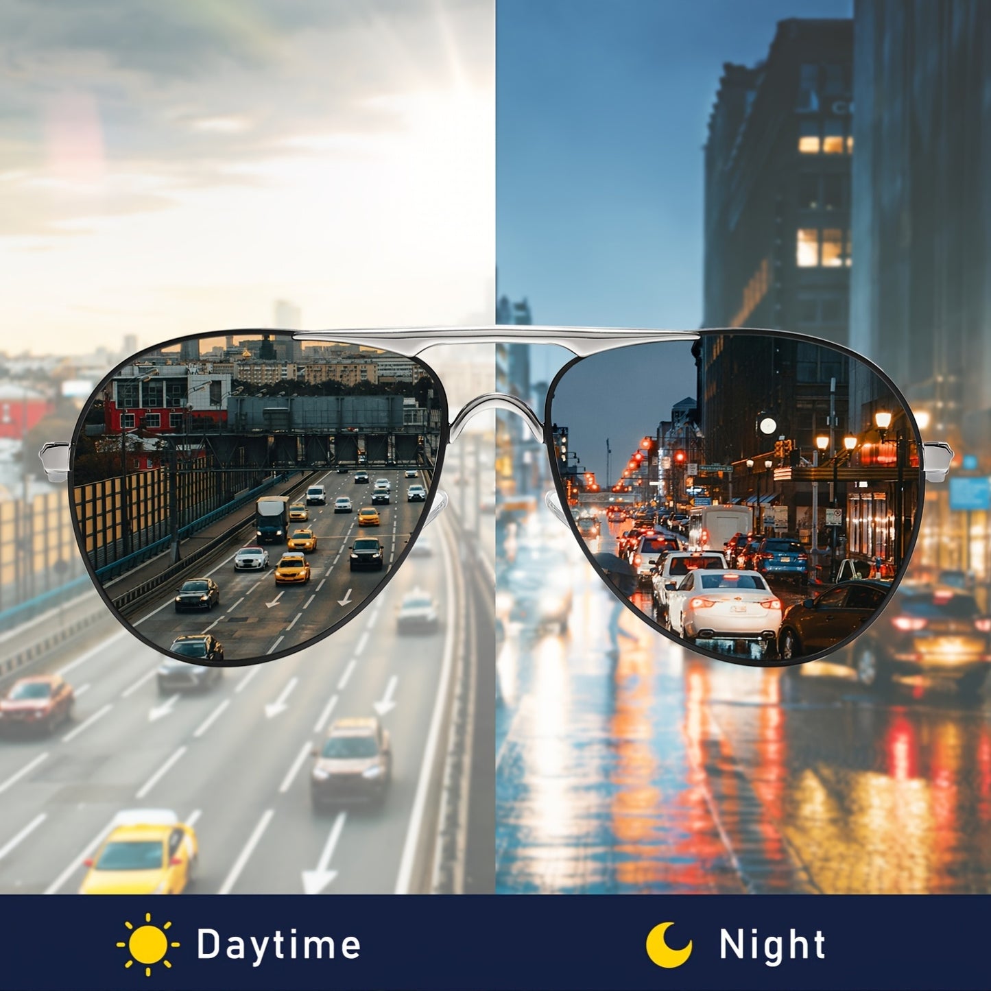 Lunettes HYJEX polarisées avec verres teintés