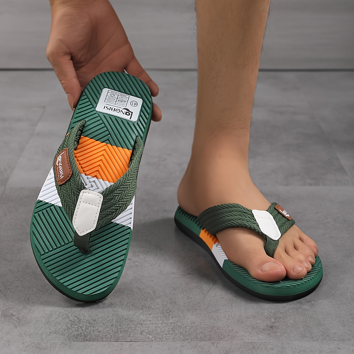 Sandales d’été unisexe, tongs légères pour homme et femme