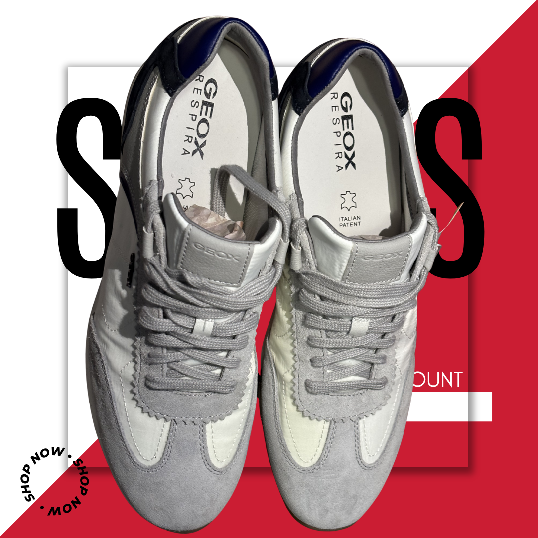 Geox Respira Sneakers Homme – Taille 11 US – Chaussures Confort Respirantes – Usagé Bon état