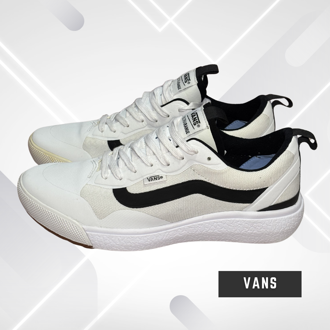 Vans Sneakers Unisexe – Taille 8.5 US – Chaussures Skate Casual – Usagé Bon État