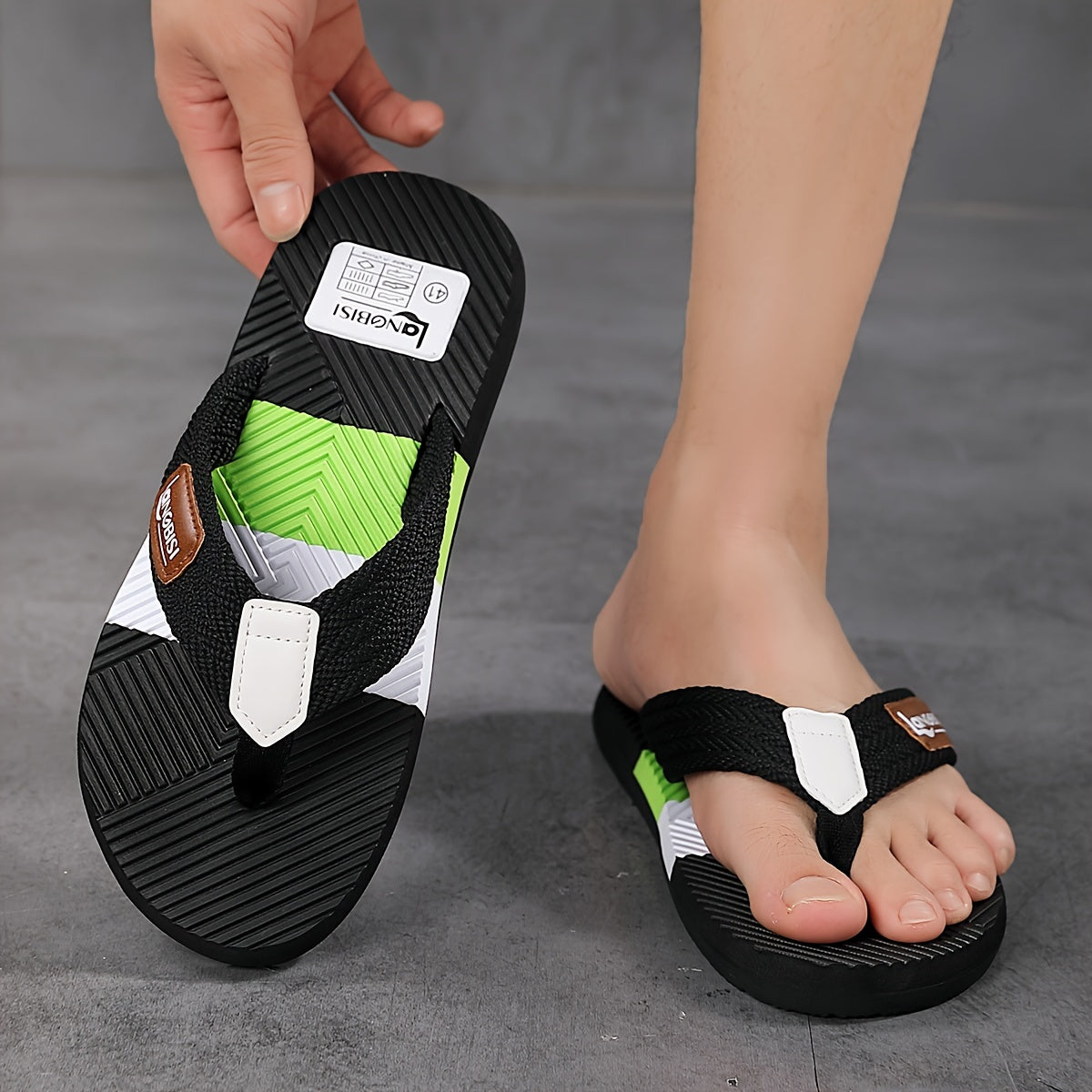 Sandales d’été unisexe, tongs légères pour homme et femme