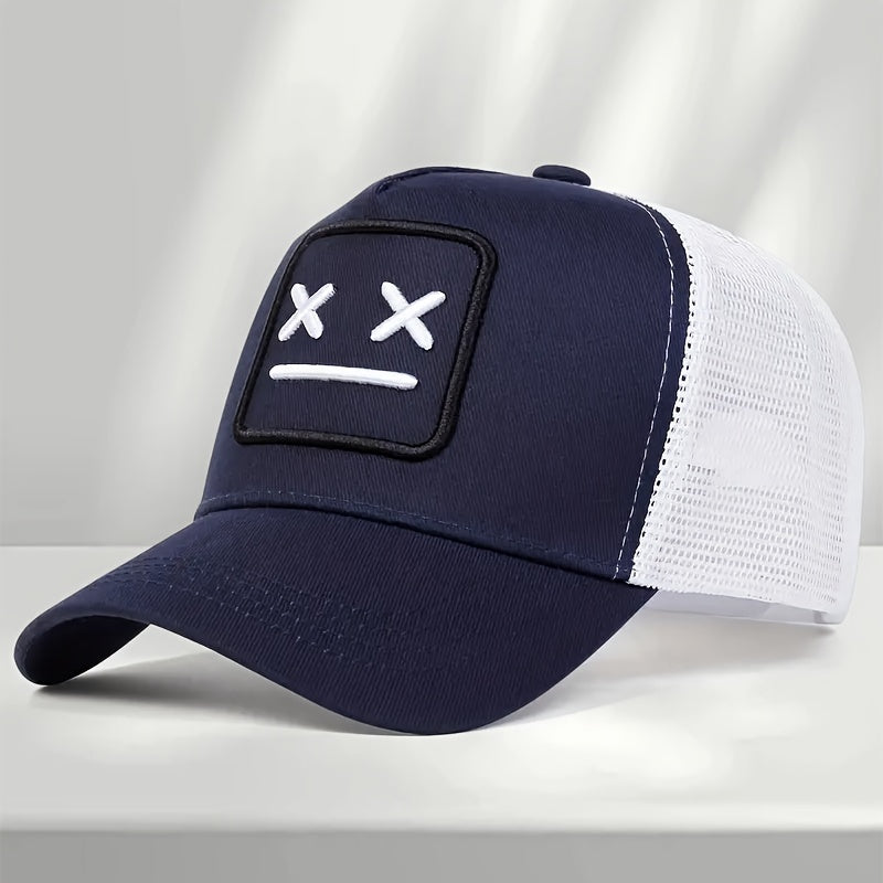 Casquette baseball unisexe brodée avec motif robot