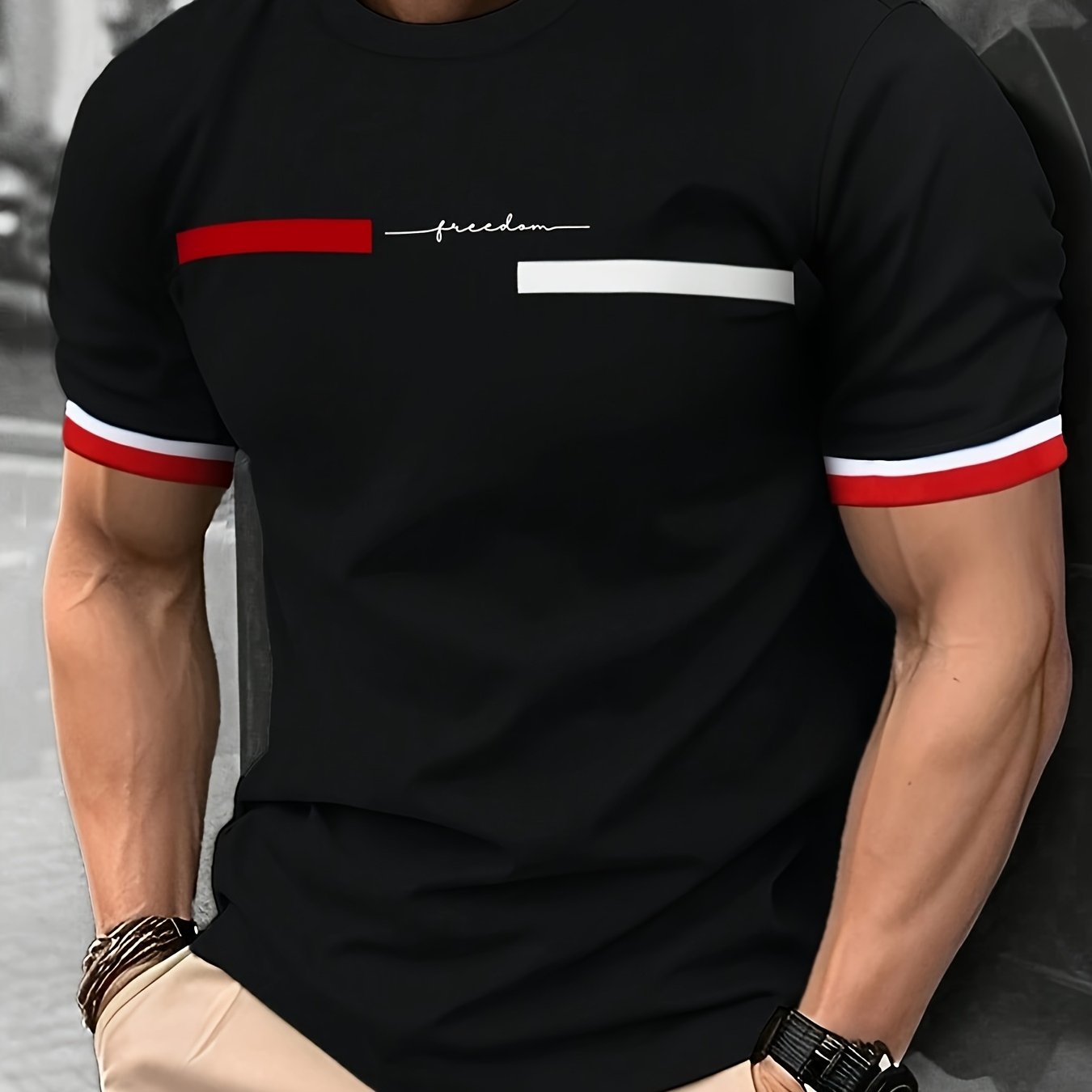 T-shirt porté pour une séance de running ou de marche