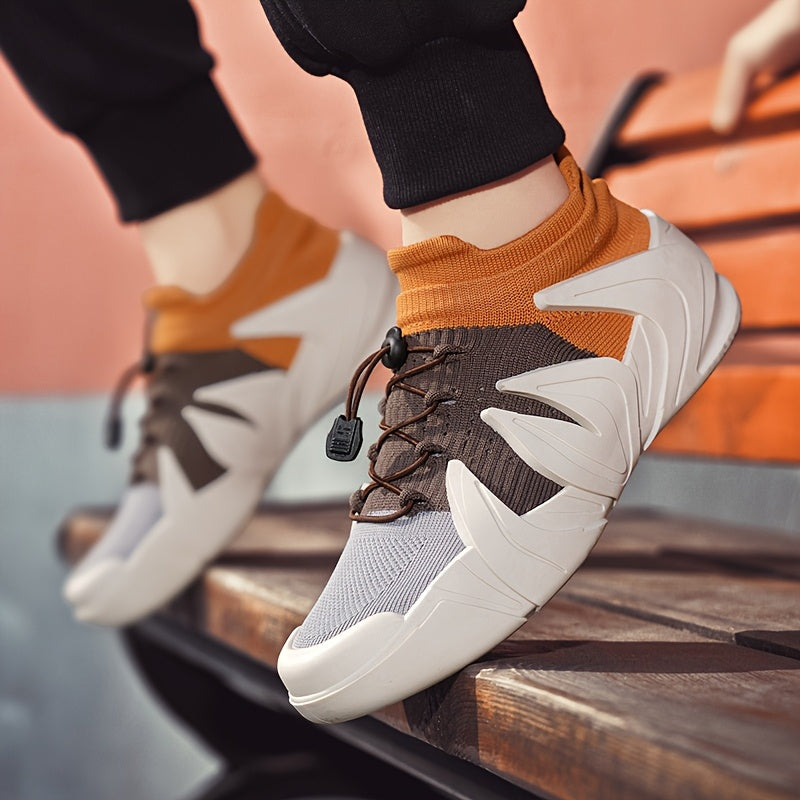 Sneakers homme style casual, semelle légère et design moderne