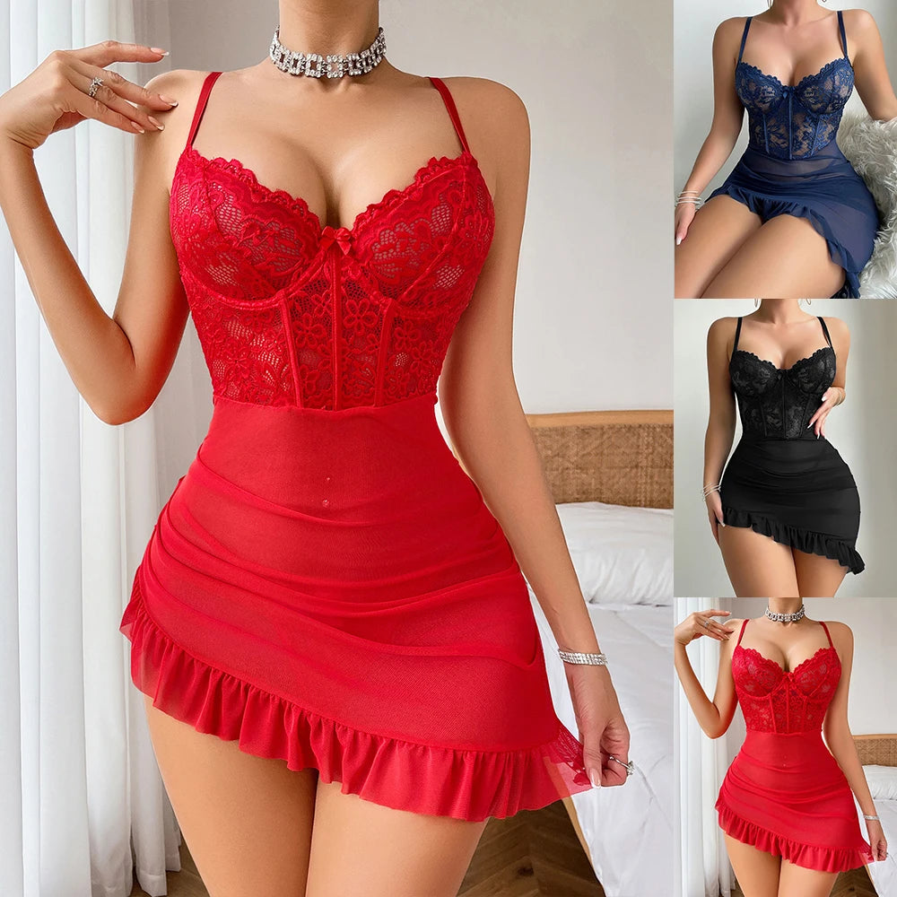 Robe de chambre sexy différente variante en dentelle – tenue de nuit raffinée