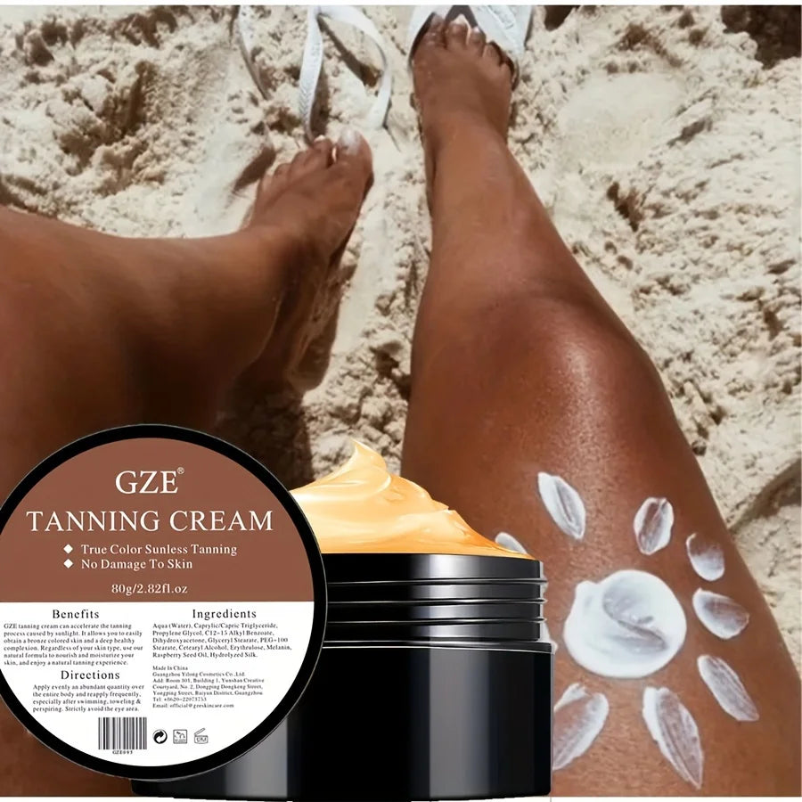Soin autobronzant GZE - effet bronzé naturel pour tous les types de peau