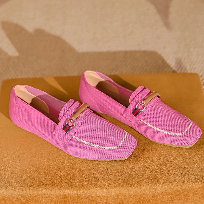 Chaussures plates antidérapantes pour femme, disponibles en grandes tailles