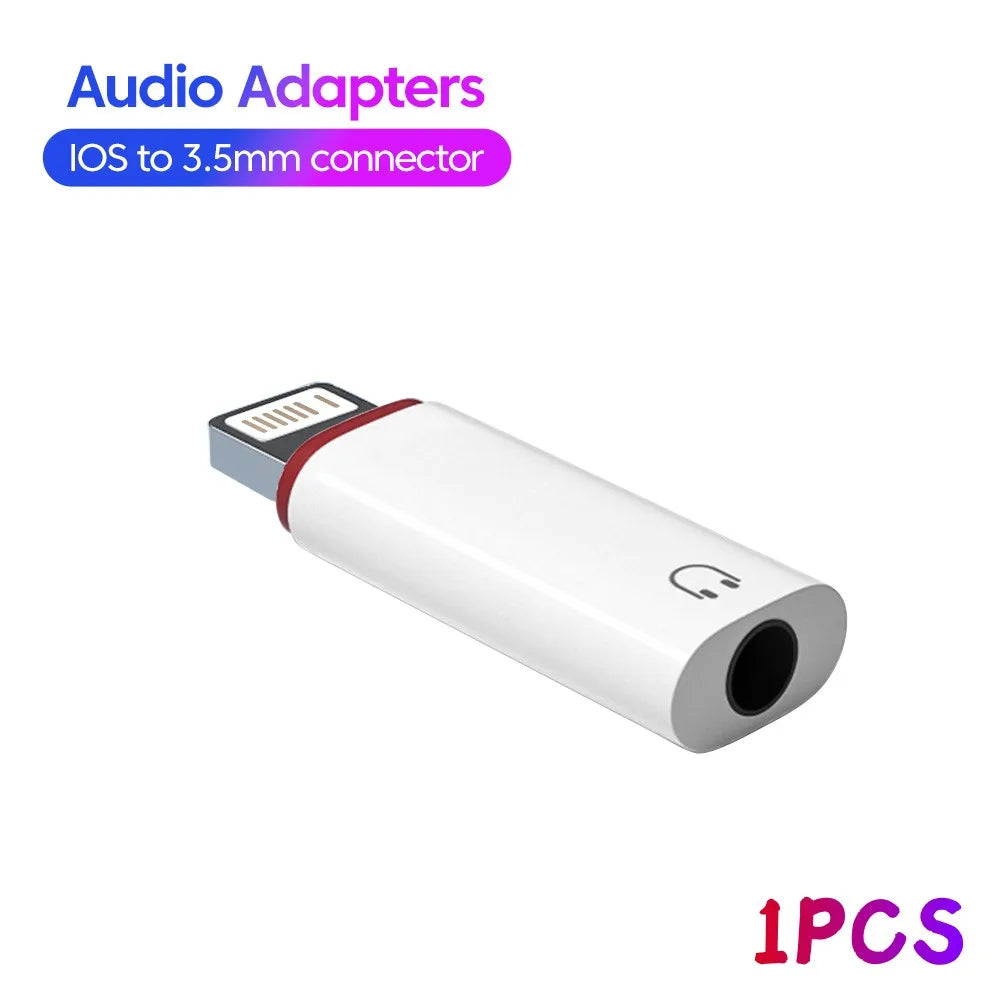 Adaptateur Olaf Lightning vers Jack 3.5 mm pour iPhone avec port USB-C – connecteur audio pour écouteurs