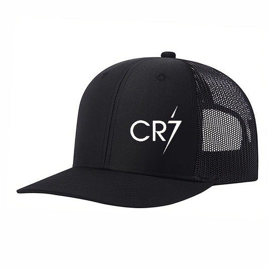 Casquette CR7 imprimée avec visière incurvée