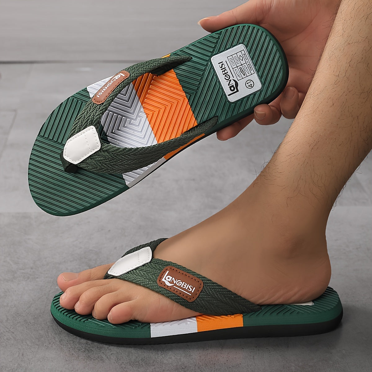 Sandales d’été unisexe, tongs légères pour homme et femme