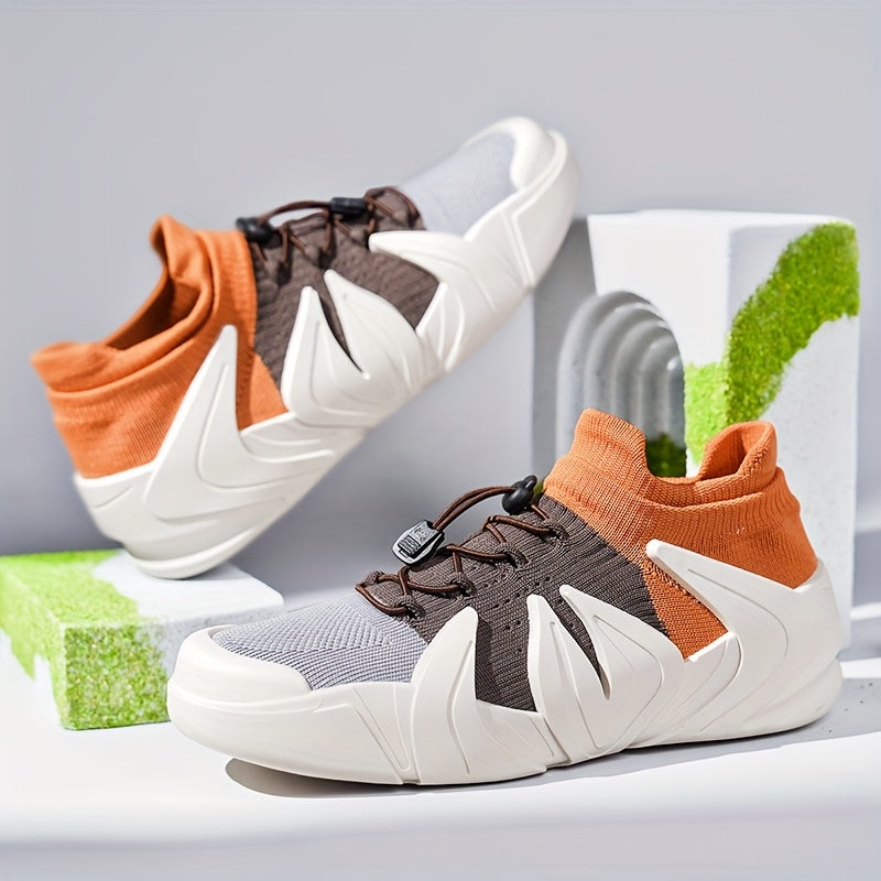 Sneakers homme style casual, semelle légère et design moderne