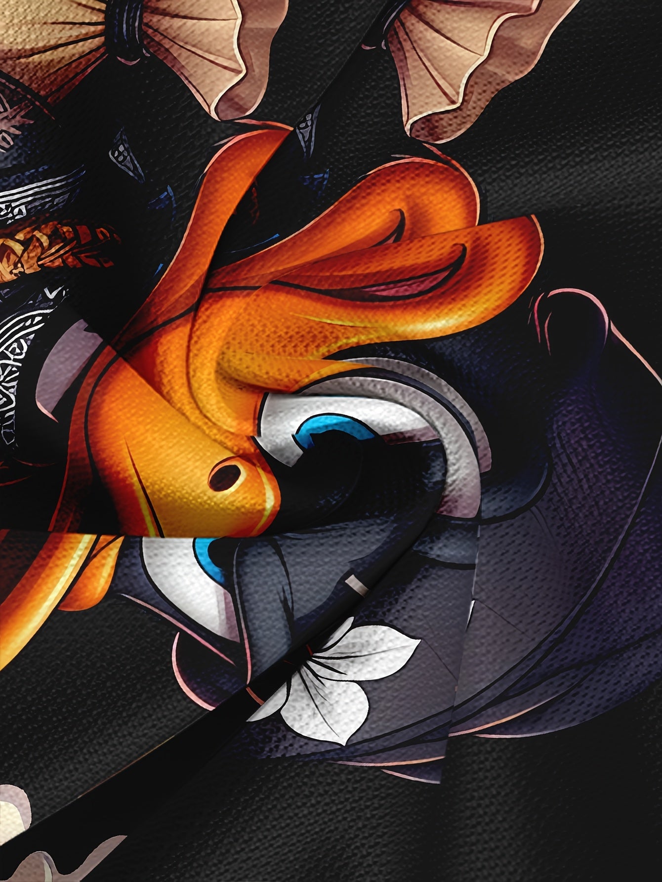 Homme portant le t-shirt 3D dans un cadre estival

