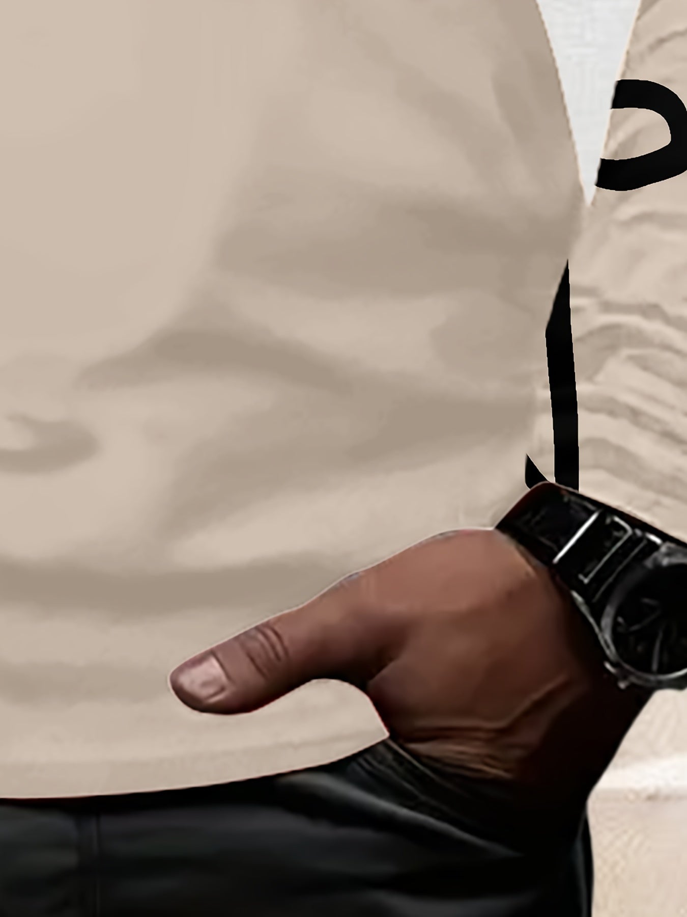 T-shirt homme manches longues avec imprimé girafe en 3D – coupe confortable pour le printemps et l’automne